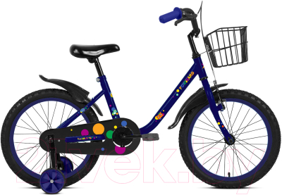 Детский велосипед Forward Barrio 18 / IB3FE10F2DBUXXX (темно-синий)