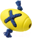 Игрушка для собак Homepet Silver Series Мяч / 78994 (желтый) - 