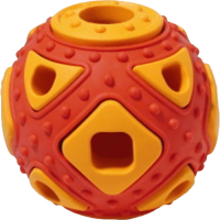 Игрушка для собак Homepet Silver Series Мяч / 78989 (красно-оранжевый) - 