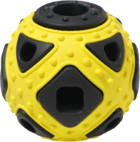 Игрушка для собак Homepet Silver Series Мяч / 78990 (черно-желтый) - 