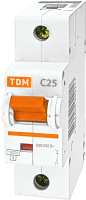 Выключатель автоматический TDM ВА 47-125 1Р 25А 15кА / SQ0208-0052 - 
