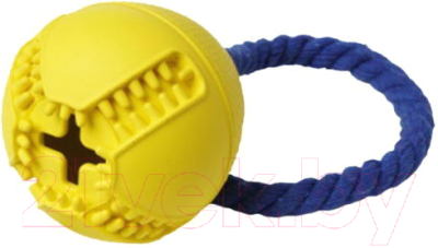Игрушка для собак Homepet Silver Series Мяч / 78993 (желтый)