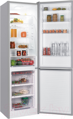Холодильник с морозильником Nordfrost NRB 164NF X