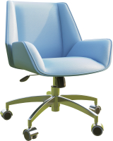 

Кресло офисное, Авиатор Light Blue для посетителя