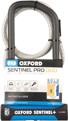 Велозамок Oxford Sentinel Pro Duo U-Lock LK326