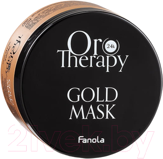 Маска для волос Fanola Oro Therapy 24k с микрочастицами золота для всех типов волос (300мл)
