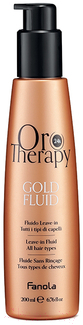 Флюид для волос Fanola Oro Therapy 24k Несмываемый для блеска всех типов волос (200мл)