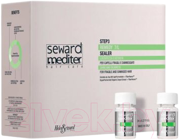Флюид для волос Helen Seward Mediter Remedy Sealer Блеск и Шелковистость (24x8мл)