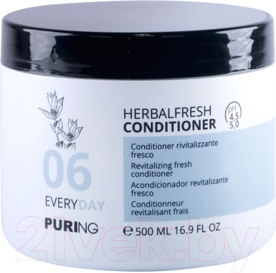 Крем для волос Puring 06 Everyday Herbalfresh Cream Eжедневная свежесть (500мл)