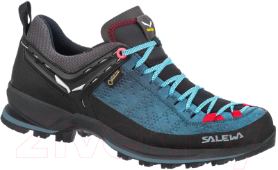 Трекинговые ботинки Salewa Mountain Trainer 2 Gore-Tex Women'S / 61358-8679 (р-р 6.5, Dark Denim/Fluo Coral)