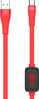 Кабель Hoco S4 Type-C (1.2м, красный) - 