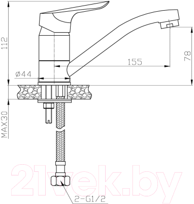 Смеситель Esko Cairo CI 15