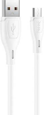 Кабель Hoco X61 Micro (1м, белый) - 