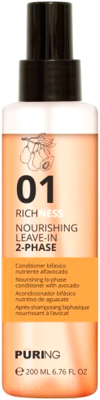 Кондиционер для волос Puring 01 Richness Nourishing Leave In 2 Phase Несмываемый (200мл)