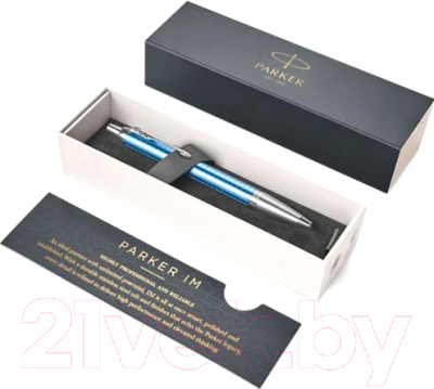 Ручка шариковая имиджевая Parker IM Premium Blue CT 1931691