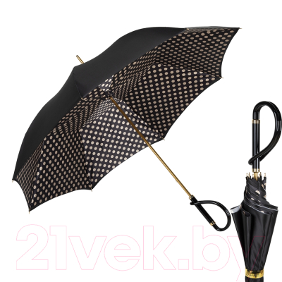 Зонт-трость Pasotti Nero Pois Plastica