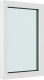 Миниатюра изображения товара Окно ПВХ Brusbox Одностворчатое Глухое 3 стекла (800x600x70)