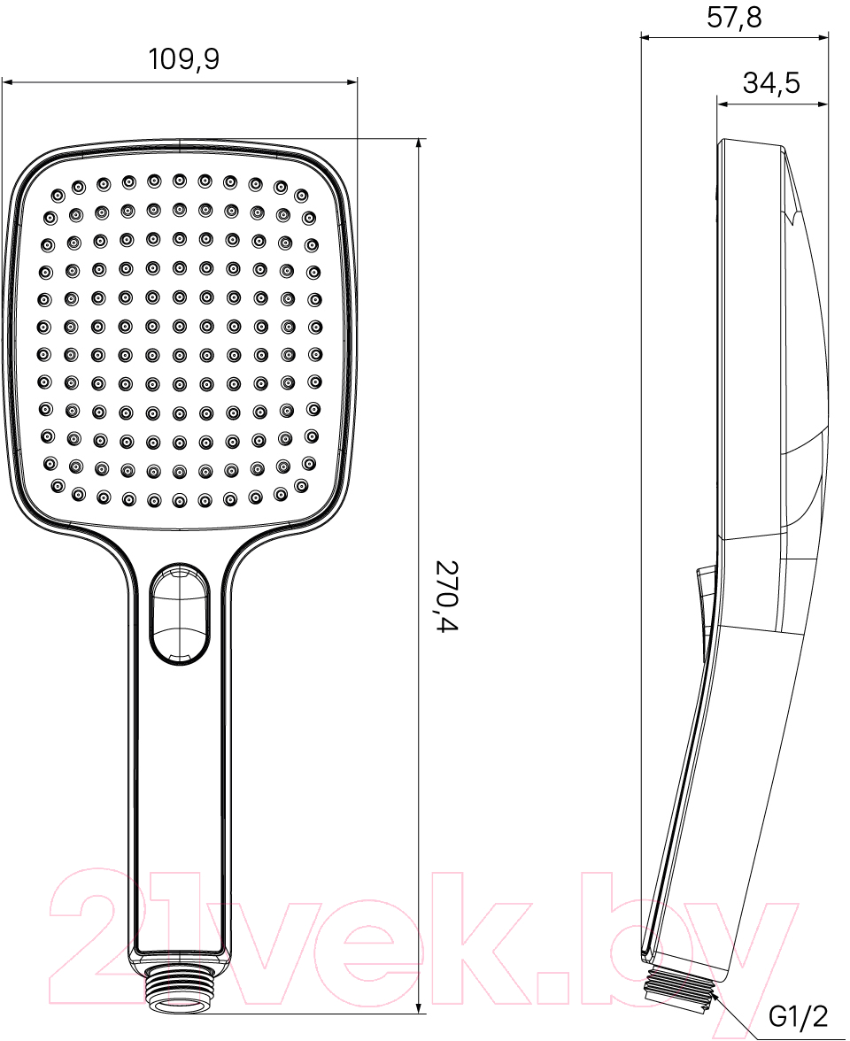 Лейка ручного душа IDDIS Esper ESP3FGSi18