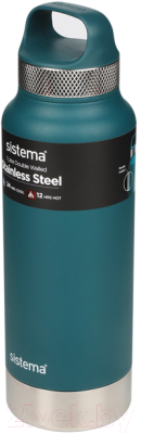 Термос для напитков Sistema 585 (1л, зеленый)