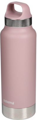 Термос для напитков Sistema 585 (1л, розовый)