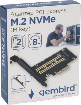 Адаптер для SSD диска Gembird MF-PCIE-NVME