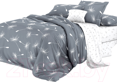 Комплект постельного белья Luxsonia Пушинка Евро / Эф220 (70x70)