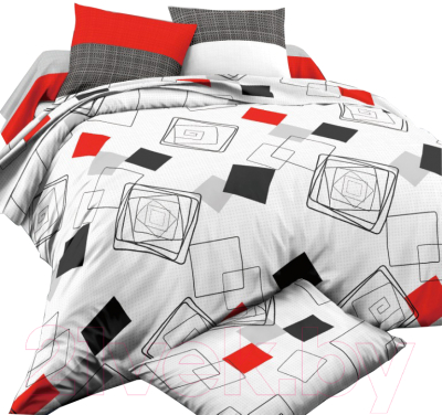 Комплект постельного белья Luxsonia Монблан Евро / Эф220 (70x70)