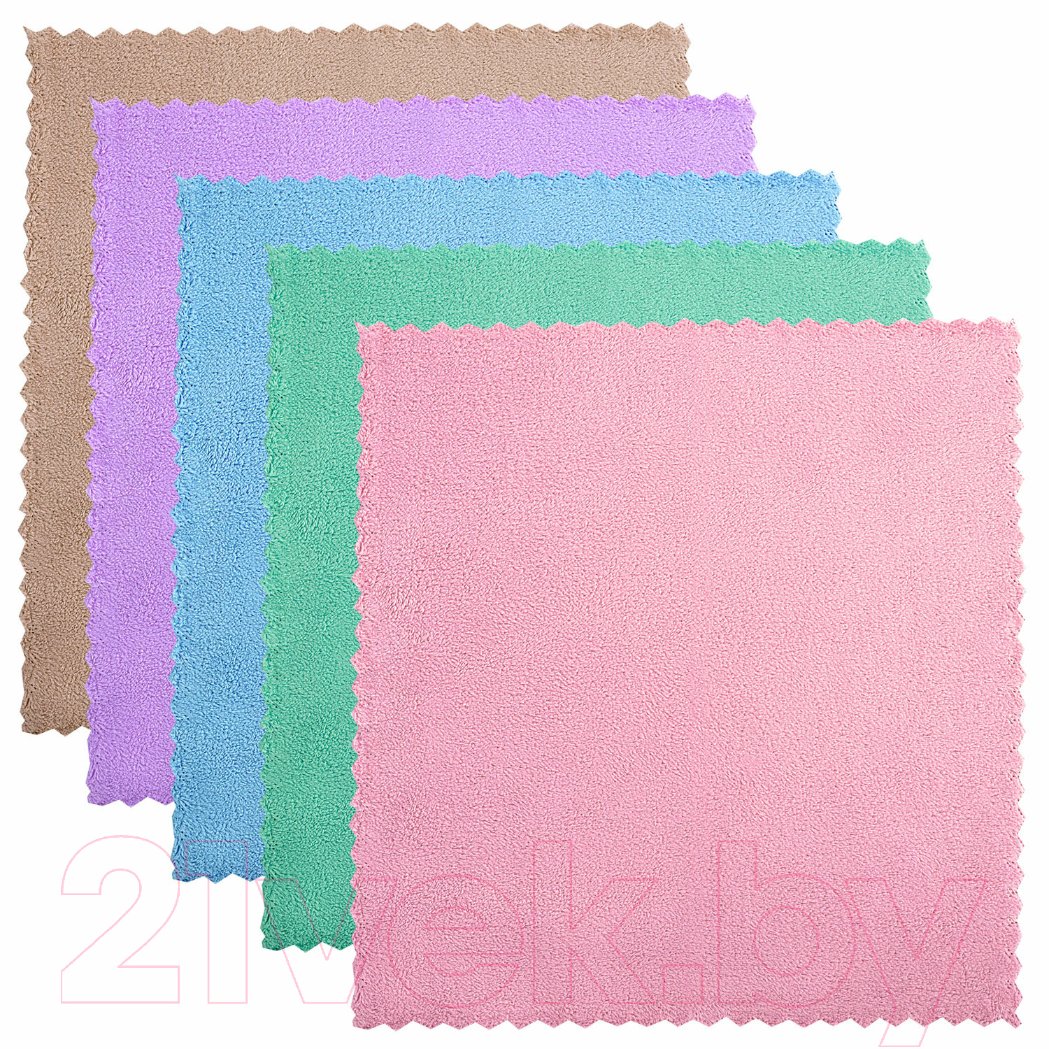 Набор салфеток хозяйственных Laima Home Pastel / 608444 (20шт) — фото 2