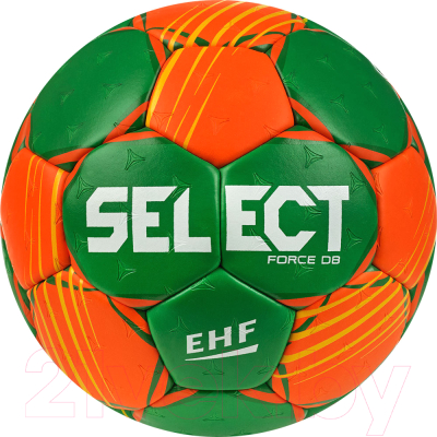 Гандбольный мяч Select Force Db V22 / 1621854446 (размер 2, оранжевый/зеленый)