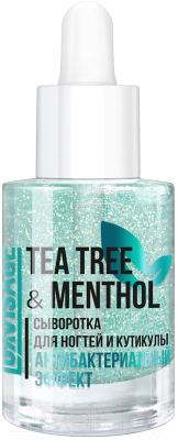 Сыворотка для ногтей LUXVISAGE Tea Tree & Menthol Антибактериальный эффект (10г)