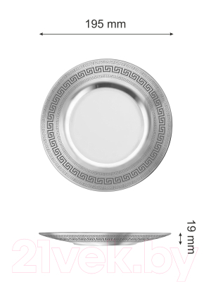 Набор тарелок Promsiz SEV63-327/S/Z/6/I (барокко)