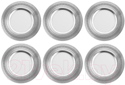 Набор тарелок Promsiz SEV63-327/S/Z/6/I (барокко)