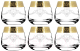Набор стаканов Promsiz EAV63-2070/S/Z/6/I (барокко) - 
