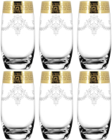 Набор стаканов Promsiz EAV63-809/S/Z/6/I (барокко) - 