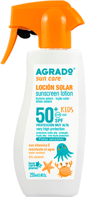 

Лосьон солнцезащитный, Sunscreen Lotion SPF50+ Kids
