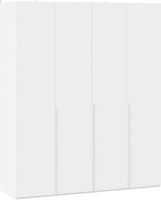 Шкаф ТриЯ Порто СМ-393.07.110 с 4 глухими дверями (белый жемчуг/белый софт) - 