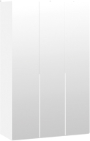 Шкаф ТриЯ Порто СМ-393.07.111 с 3 зеркальными дверями (белый жемчуг/белый жемчуг) - 