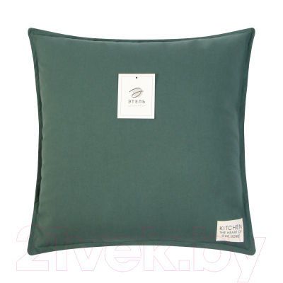 Подушка декоративная Этель 9902141 (темно-зеленый)