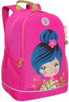 Школьный рюкзак Grizzly RG-363-3 (розовый) - 