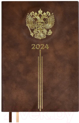 Ежедневник Escalada Тиволи 2024 / 63761 (коричневый)