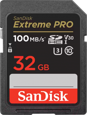 Карта памяти SanDisk Extreme PRO SDHC 32GB (SDSDXXO-032G-GN4IN)