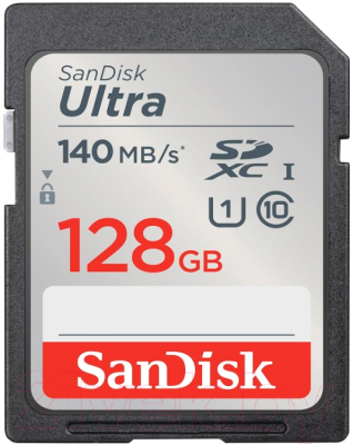 Карта памяти SanDisk Ultra SDXC 128GB (SDSDUNB-128G-GN6IN)