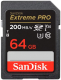 Карта памяти SanDisk Extreme PRO SDXC 64GB (SDSDXXU-064G-GN4IN) - 