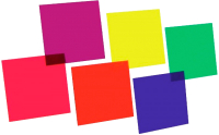 Набор цветных фильтров Eurolite Color-Foil SET 24x24см (6цв) - 