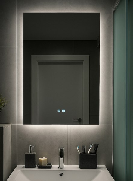Зеркало Emze Led 60x90 / LED.60.90.AF.4K (c подсветкой и антизапотеванием)