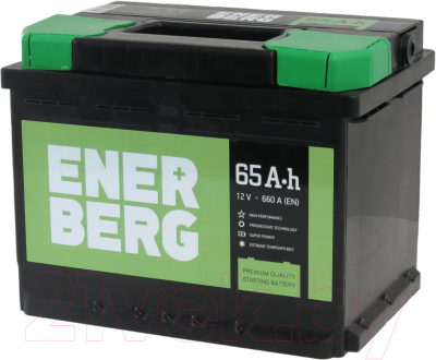 Автомобильный аккумулятор Enerberg 6СТ-65VLR 660A R+ (65 А/ч)