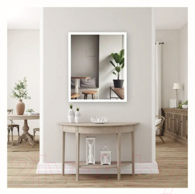 Купить Зеркало Emze Line 80x90 / LINE.80.90.BEL в Борисове
