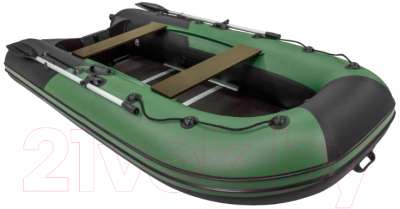 Надувная лодка Ривьера R-K-3200 СК gr/bl (зеленый/черный)