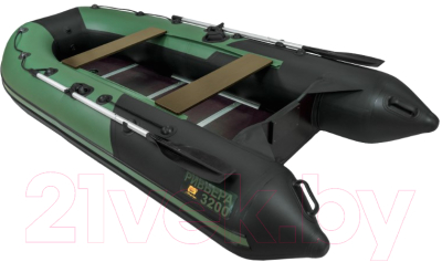Надувная лодка Ривьера R-K-3200 СК gr/bl (зеленый/черный)