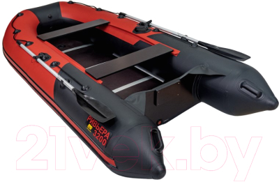 Надувная лодка Ривьера R-K-3200 СК rd/bl (красный/черный)